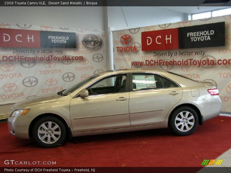 Desert Sand Metallic / Bisque 2009 Toyota Camry XLE