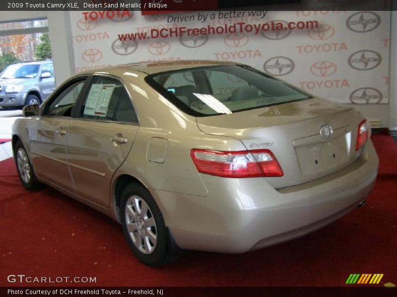Desert Sand Metallic / Bisque 2009 Toyota Camry XLE
