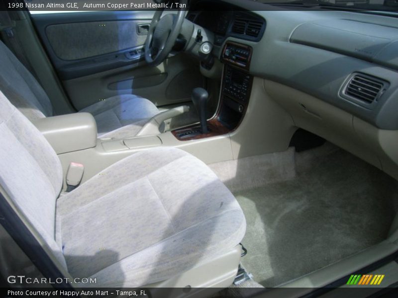 Autumn Copper Pearl Metallic / Tan 1998 Nissan Altima GLE
