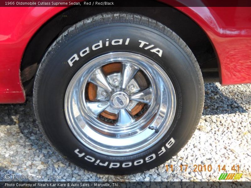 Red / Red/Black 1966 Oldsmobile Cutlass Supreme Sedan