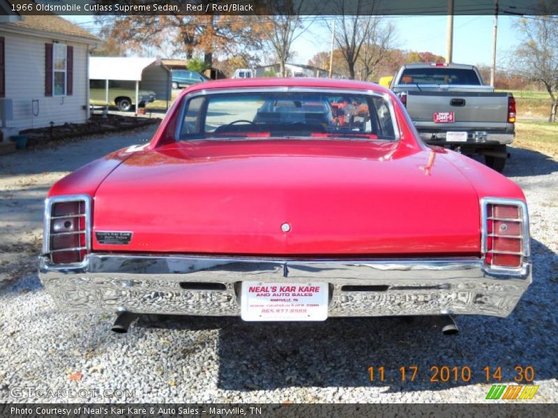 Red / Red/Black 1966 Oldsmobile Cutlass Supreme Sedan