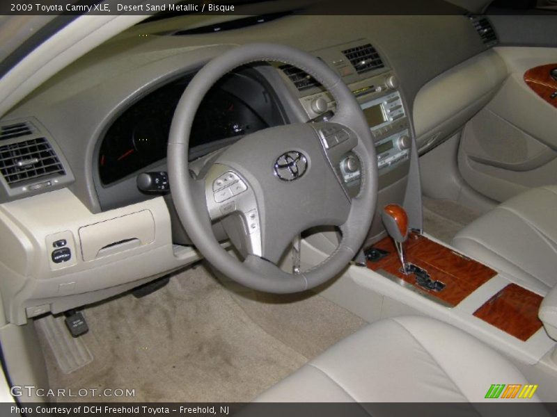 Desert Sand Metallic / Bisque 2009 Toyota Camry XLE