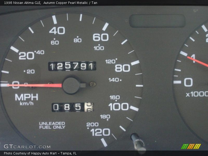Autumn Copper Pearl Metallic / Tan 1998 Nissan Altima GLE