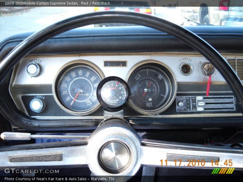 Red / Red/Black 1966 Oldsmobile Cutlass Supreme Sedan