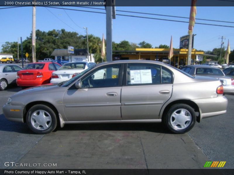 Sandrift Metallic / Neutral 2000 Chevrolet Malibu LS Sedan