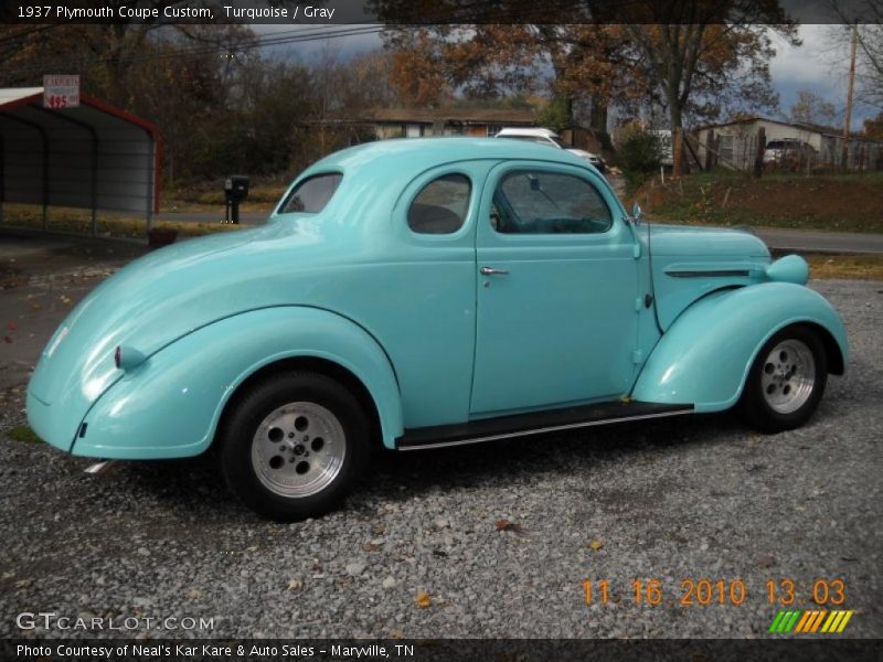  1937 Coupe Custom Turquoise
