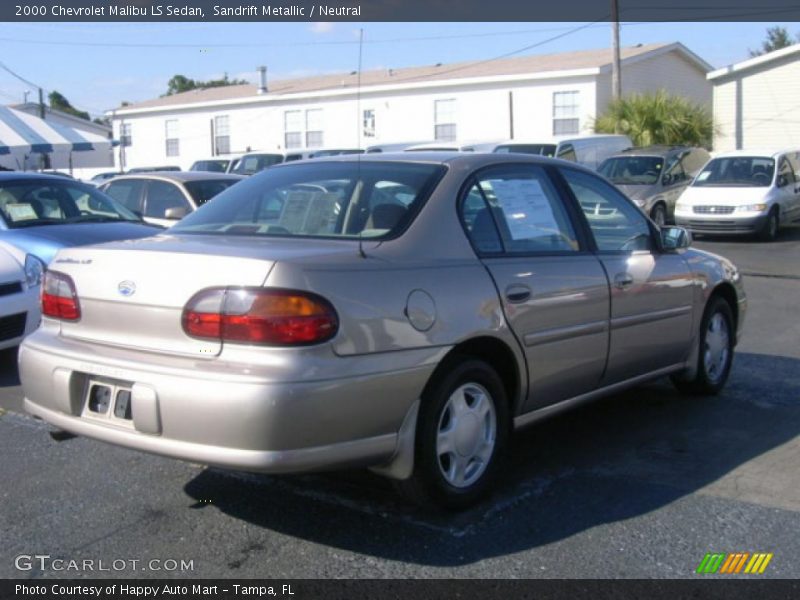 Sandrift Metallic / Neutral 2000 Chevrolet Malibu LS Sedan