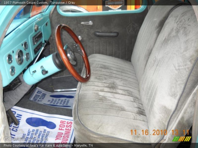  1937 Coupe Custom Gray Interior