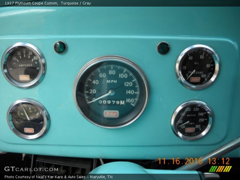  1937 Coupe Custom Custom Gauges
