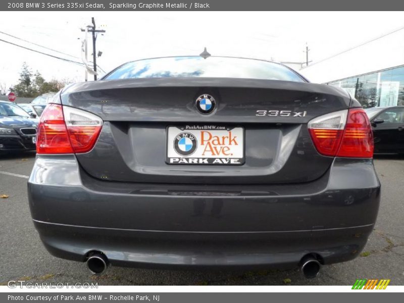 Sparkling Graphite Metallic / Black 2008 BMW 3 Series 335xi Sedan