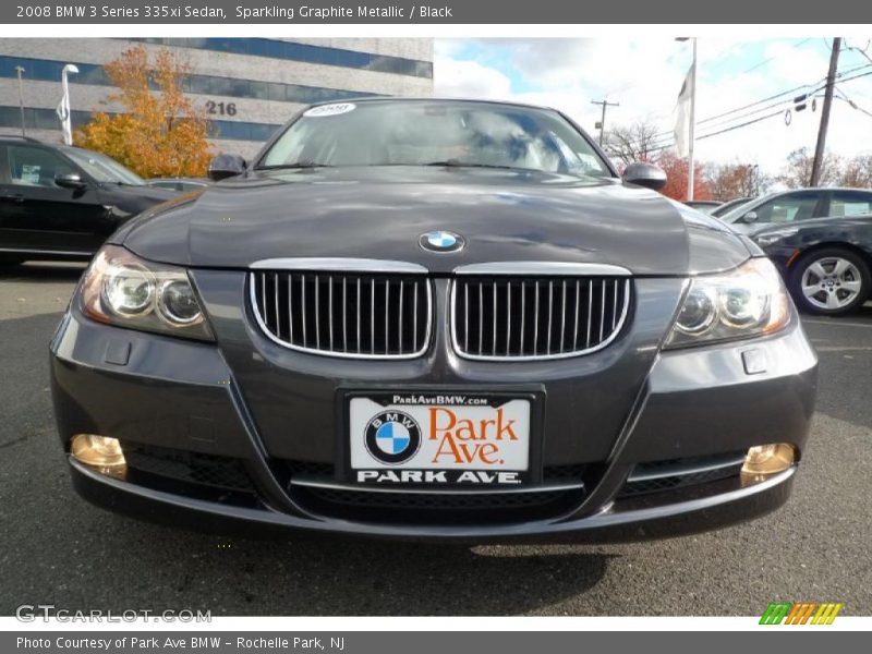 Sparkling Graphite Metallic / Black 2008 BMW 3 Series 335xi Sedan