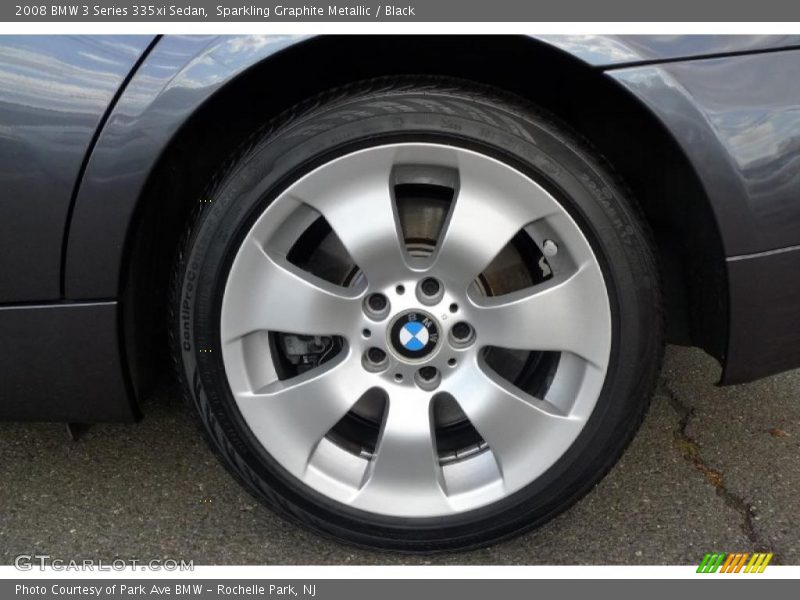 Sparkling Graphite Metallic / Black 2008 BMW 3 Series 335xi Sedan