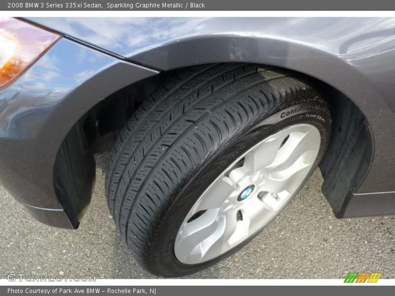 Sparkling Graphite Metallic / Black 2008 BMW 3 Series 335xi Sedan