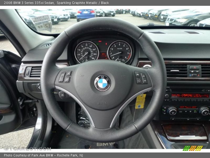 Sparkling Graphite Metallic / Black 2008 BMW 3 Series 335xi Sedan