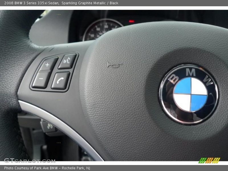 Sparkling Graphite Metallic / Black 2008 BMW 3 Series 335xi Sedan