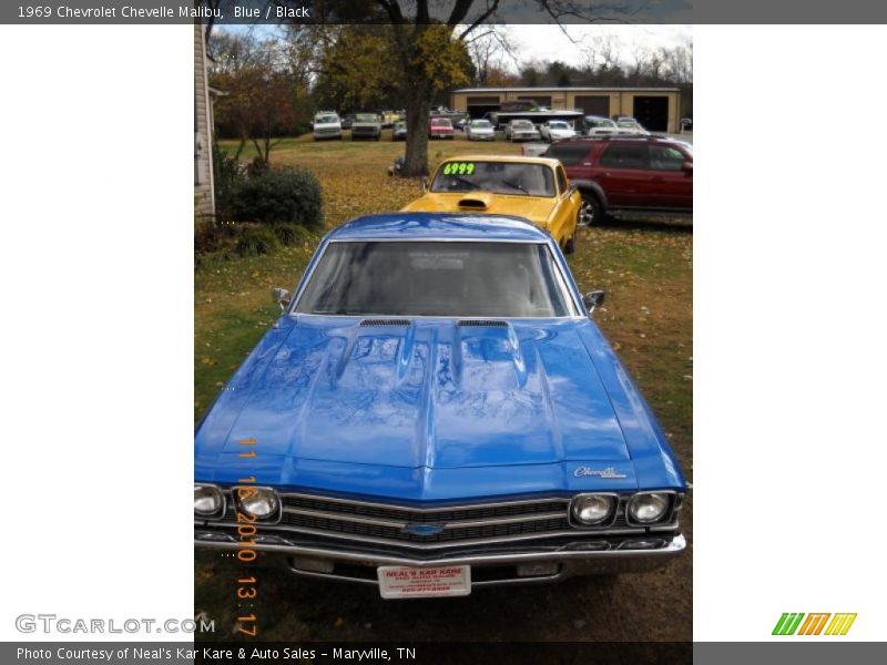 Blue / Black 1969 Chevrolet Chevelle Malibu