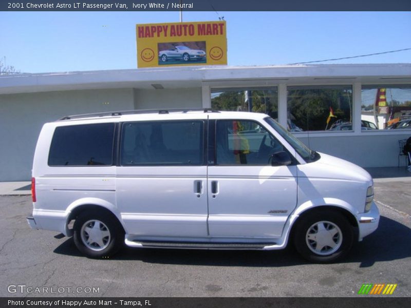 Ivory White / Neutral 2001 Chevrolet Astro LT Passenger Van