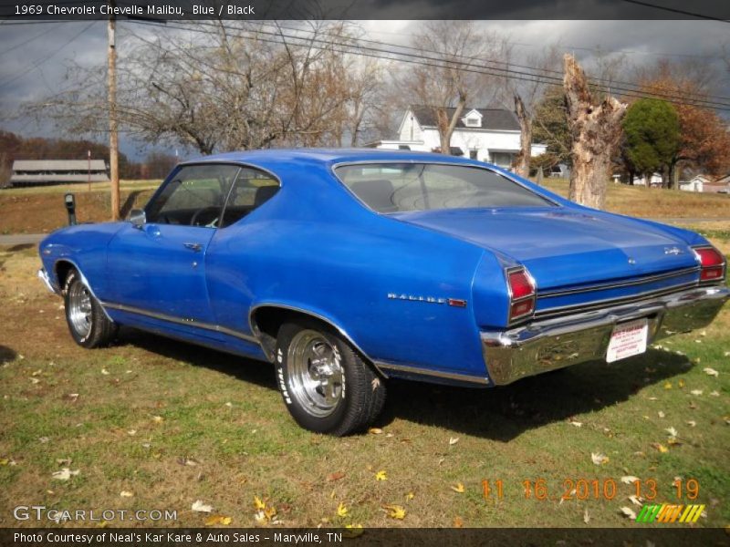 Blue / Black 1969 Chevrolet Chevelle Malibu