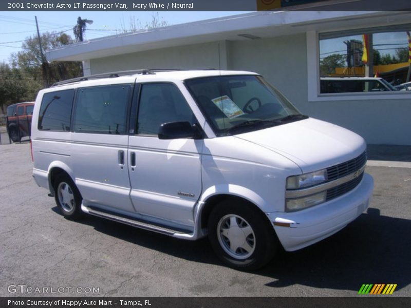 Ivory White / Neutral 2001 Chevrolet Astro LT Passenger Van