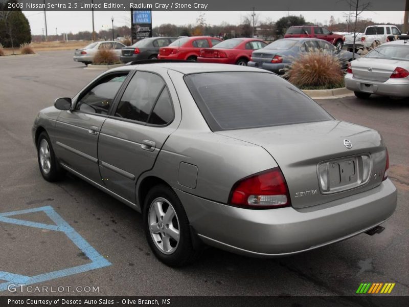 Radium Gray / Stone Gray 2003 Nissan Sentra 2.5 Limited Edition