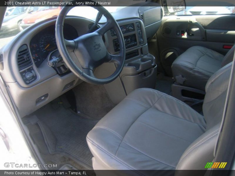 Ivory White / Neutral 2001 Chevrolet Astro LT Passenger Van