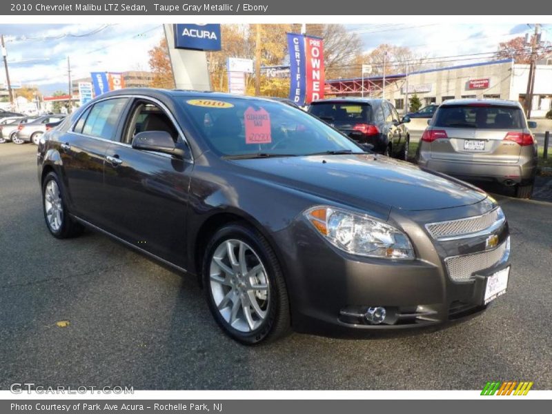 Taupe Gray Metallic / Ebony 2010 Chevrolet Malibu LTZ Sedan