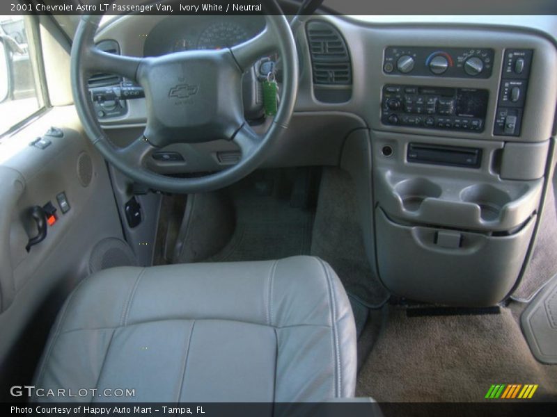 Ivory White / Neutral 2001 Chevrolet Astro LT Passenger Van