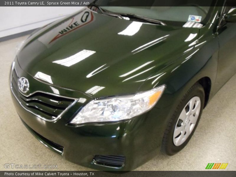 Spruce Green Mica / Ash 2011 Toyota Camry LE