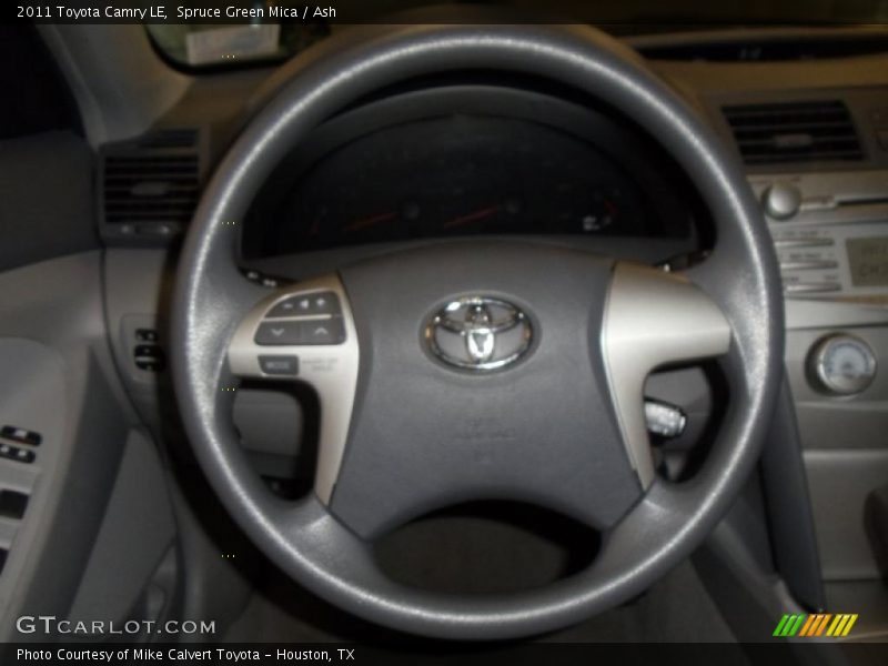 Spruce Green Mica / Ash 2011 Toyota Camry LE