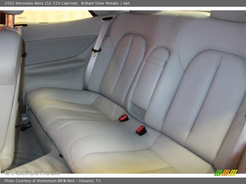 Brilliant Silver Metallic / Ash 2002 Mercedes-Benz CLK 320 Cabriolet