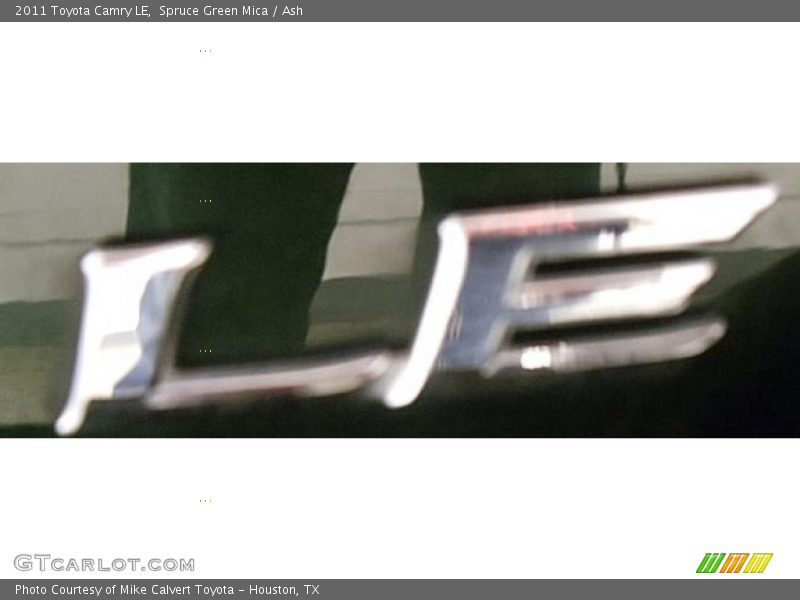 Spruce Green Mica / Ash 2011 Toyota Camry LE