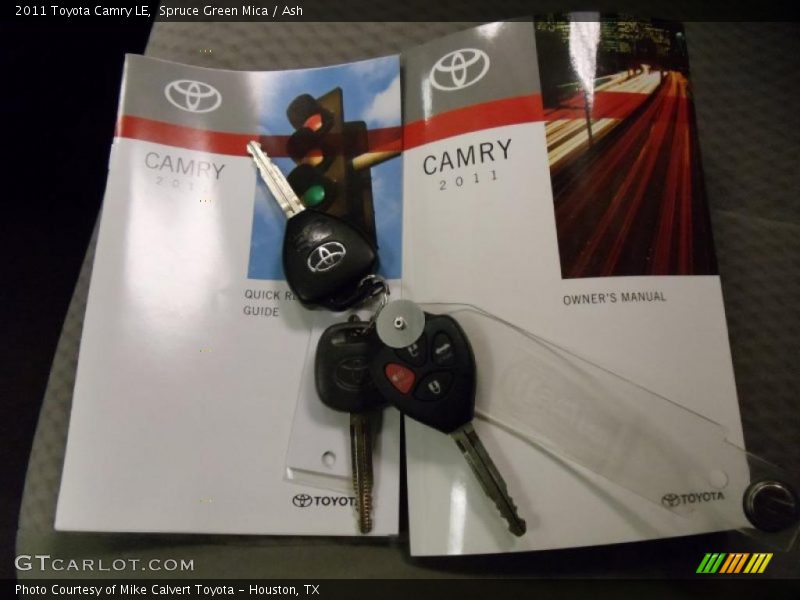 Spruce Green Mica / Ash 2011 Toyota Camry LE