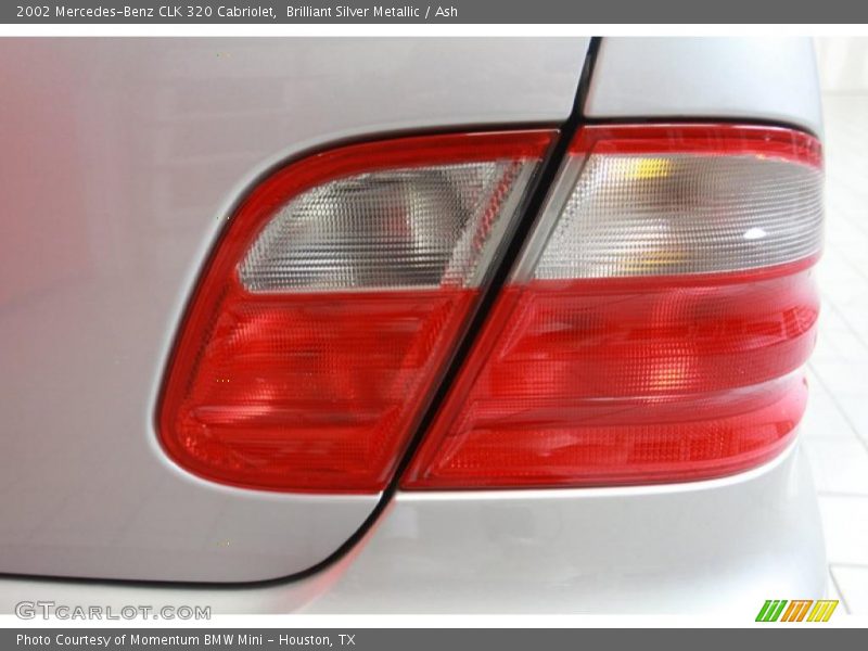 Brilliant Silver Metallic / Ash 2002 Mercedes-Benz CLK 320 Cabriolet