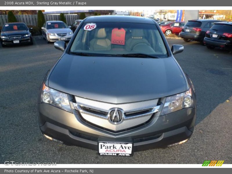 Sterling Gray Metallic / Taupe 2008 Acura MDX
