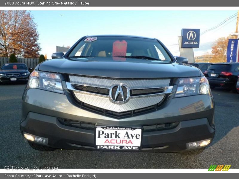 Sterling Gray Metallic / Taupe 2008 Acura MDX