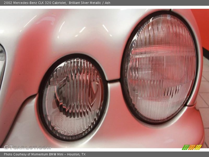 Brilliant Silver Metallic / Ash 2002 Mercedes-Benz CLK 320 Cabriolet