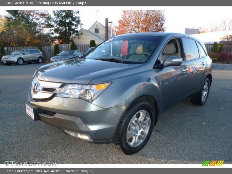 Sterling Gray Metallic / Taupe 2008 Acura MDX