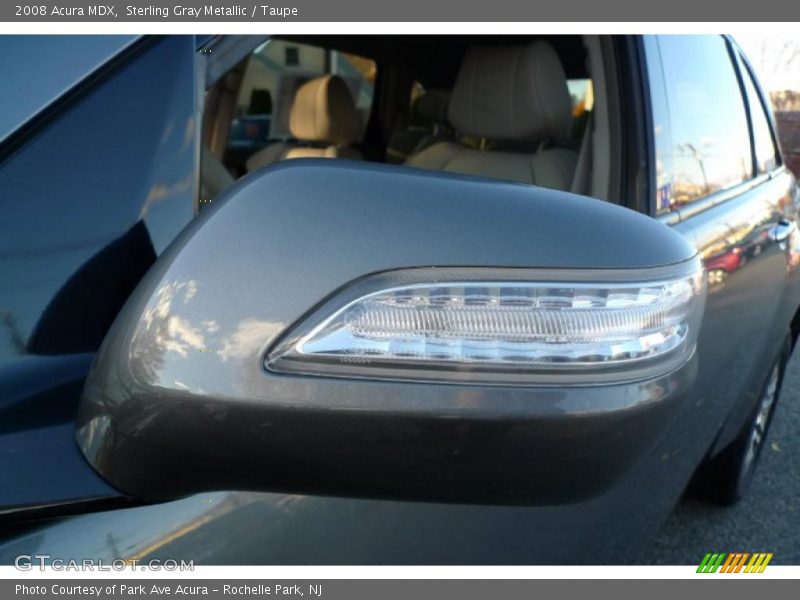 Sterling Gray Metallic / Taupe 2008 Acura MDX