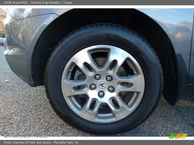 Sterling Gray Metallic / Taupe 2008 Acura MDX