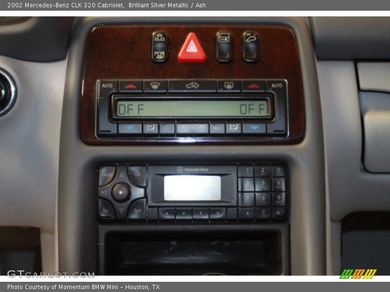 Brilliant Silver Metallic / Ash 2002 Mercedes-Benz CLK 320 Cabriolet