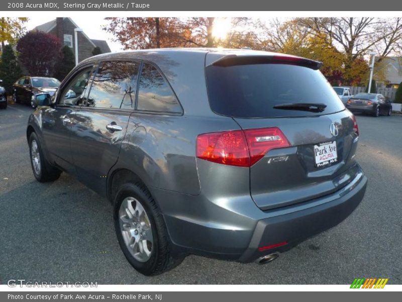 Sterling Gray Metallic / Taupe 2008 Acura MDX