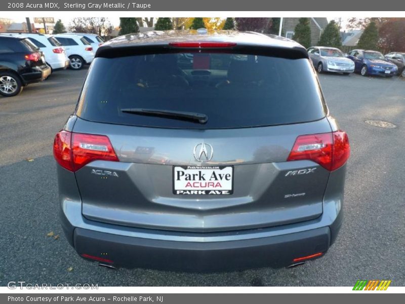 Sterling Gray Metallic / Taupe 2008 Acura MDX