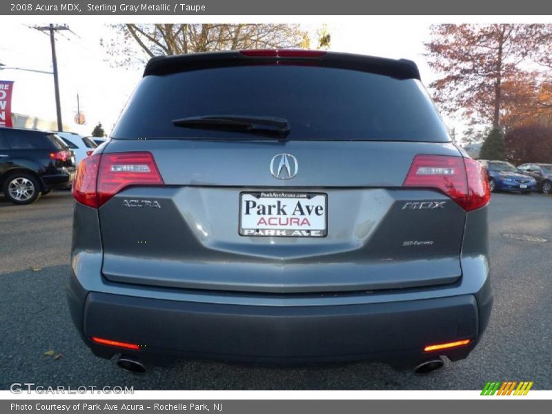 Sterling Gray Metallic / Taupe 2008 Acura MDX