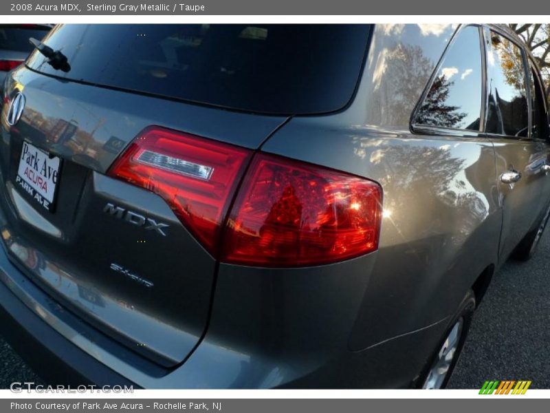 Sterling Gray Metallic / Taupe 2008 Acura MDX