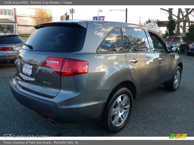 Sterling Gray Metallic / Taupe 2008 Acura MDX