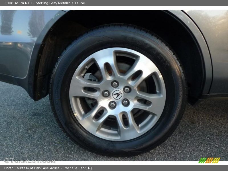 Sterling Gray Metallic / Taupe 2008 Acura MDX
