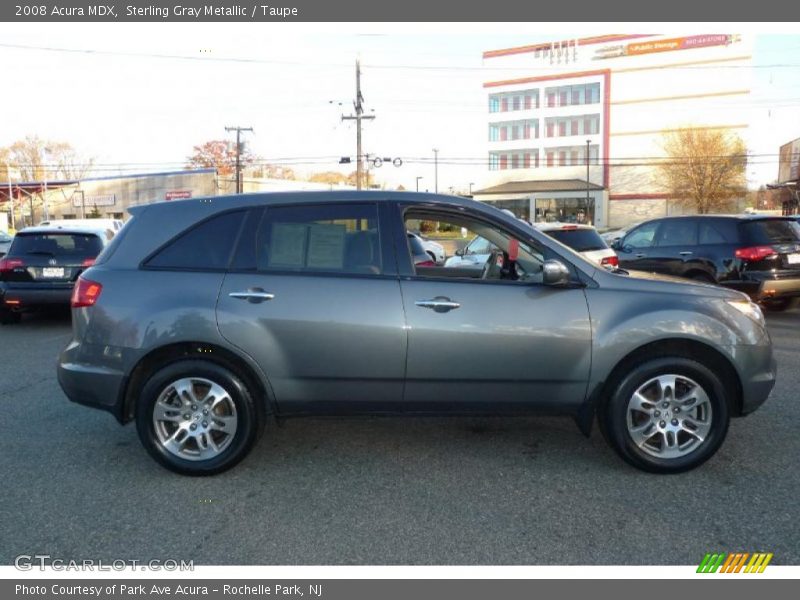 Sterling Gray Metallic / Taupe 2008 Acura MDX