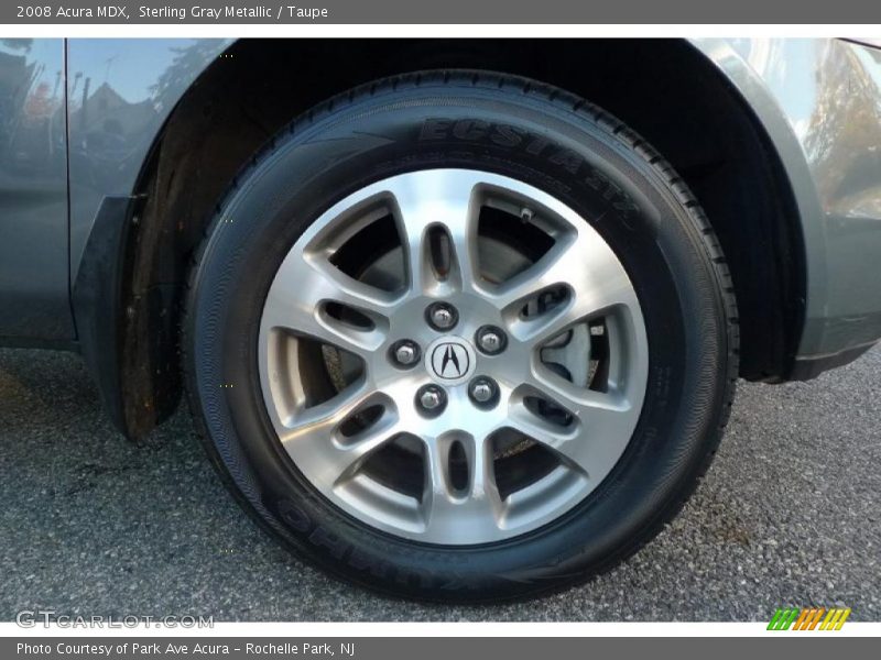 Sterling Gray Metallic / Taupe 2008 Acura MDX