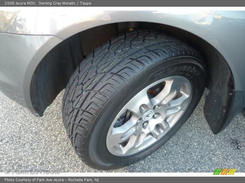 Sterling Gray Metallic / Taupe 2008 Acura MDX