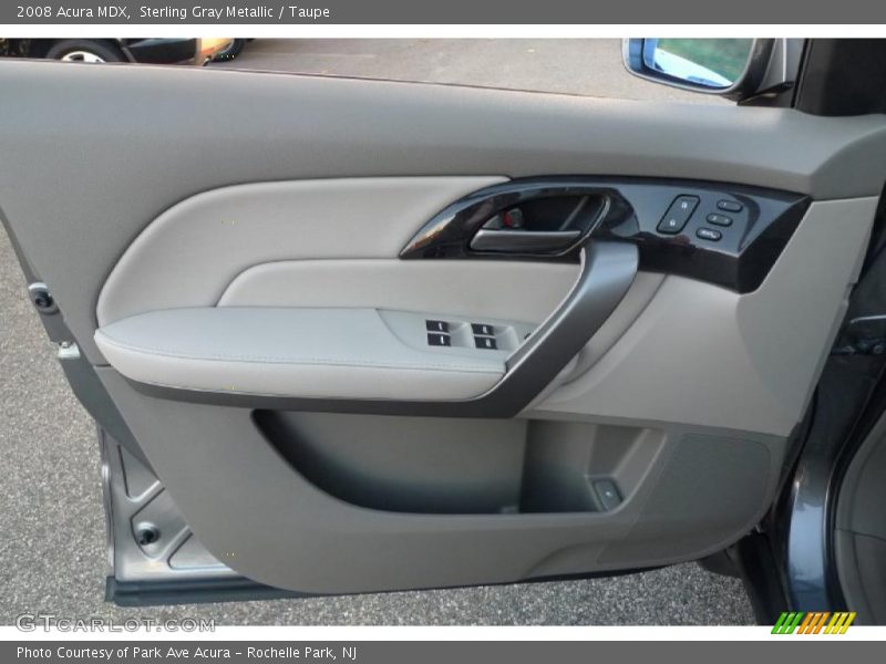 Sterling Gray Metallic / Taupe 2008 Acura MDX